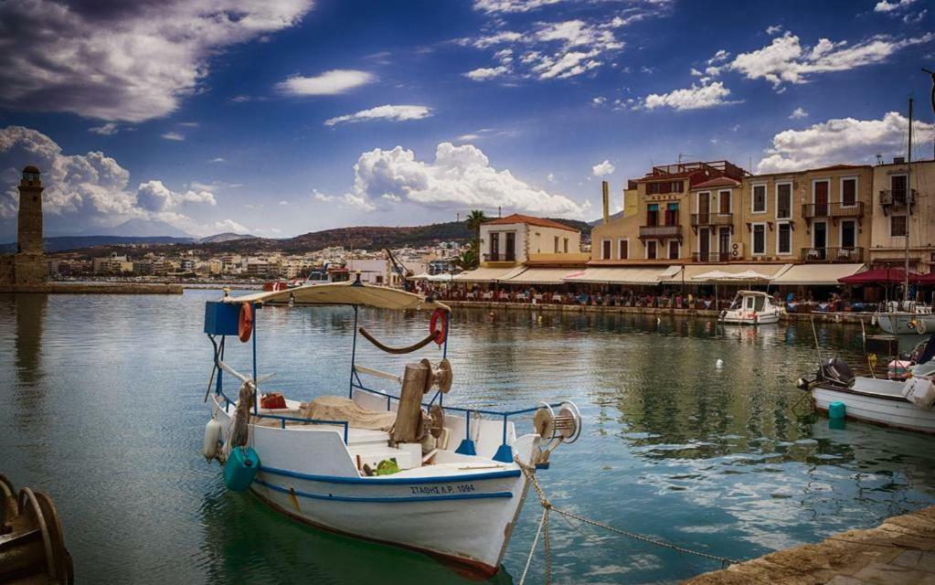 Sea View Cozy Studio Near Center Of Rethymno Town المظهر الخارجي الصورة