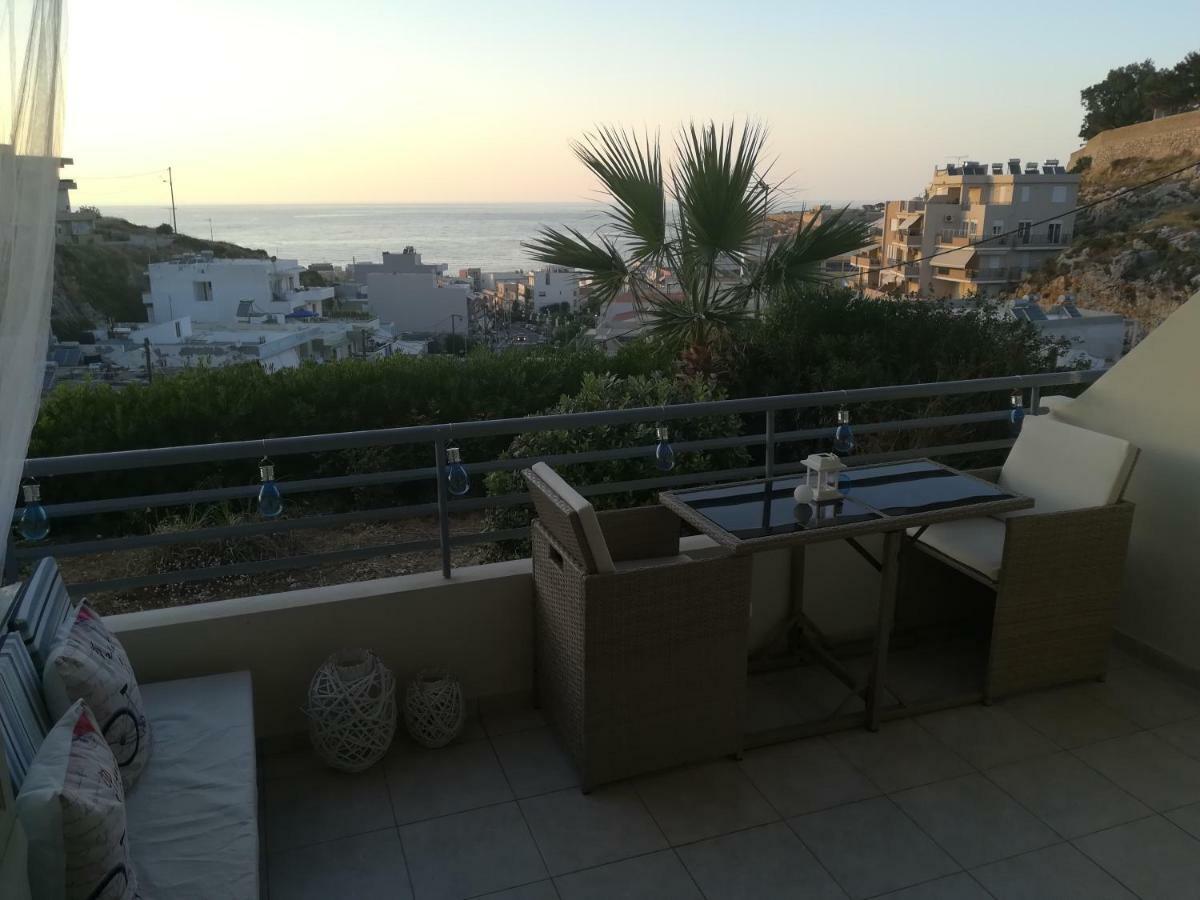 Sea View Cozy Studio Near Center Of Rethymno Town المظهر الخارجي الصورة